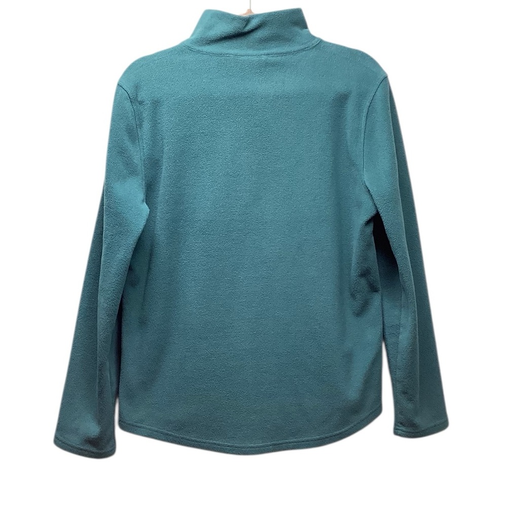 Avalanche Fleece Quarter Zip Jacket Teal Size Large - Picture 2 of 12